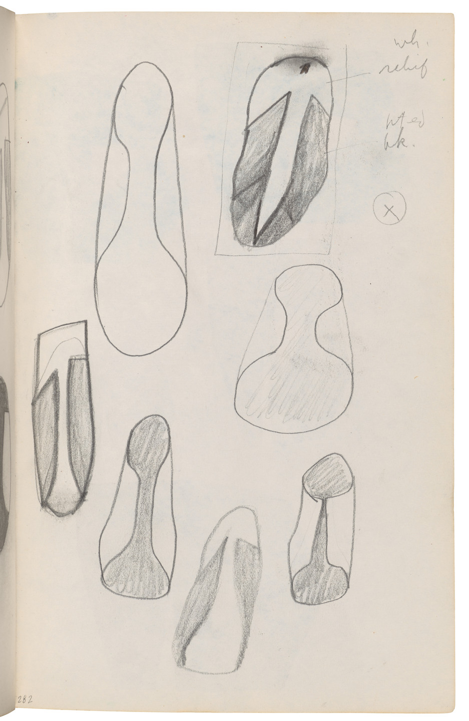 Ellsworth Kelly. Sketchbook #27, New York City. 1954-58