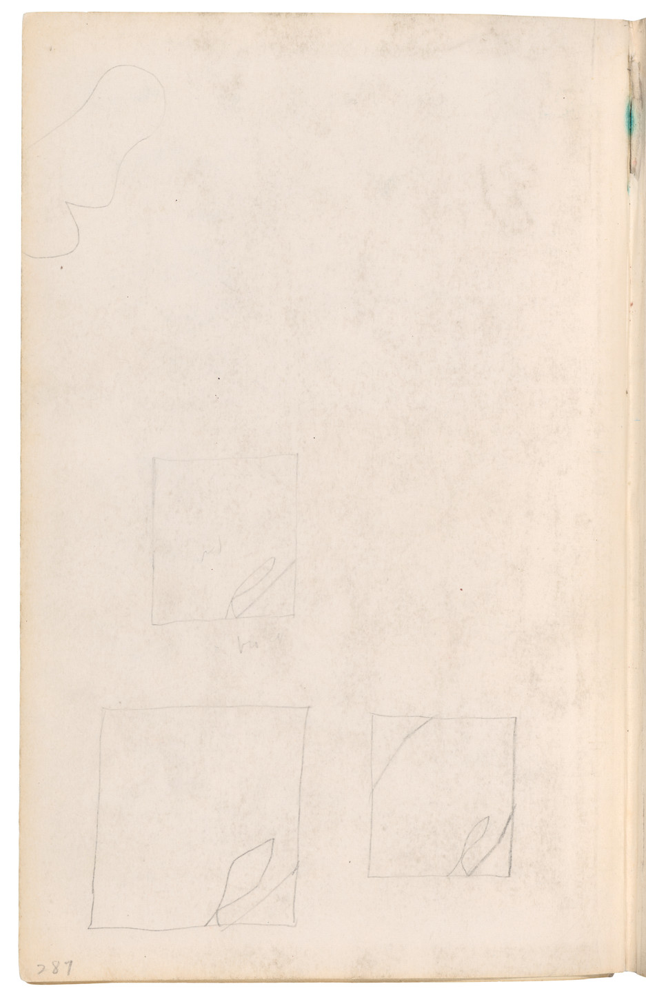 Ellsworth Kelly. Sketchbook #27, New York City. 1954-58