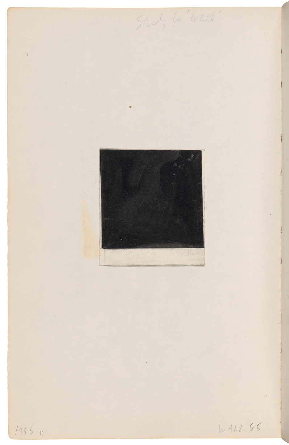 Ellsworth Kelly. Sketchbook #27, New York City. 1954-58
