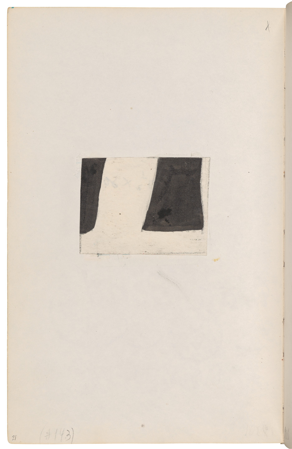 Ellsworth Kelly. Sketchbook #27, New York City. 1954-58