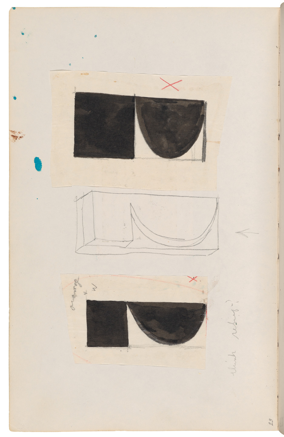 Ellsworth Kelly. Sketchbook #27, New York City. 1954-58