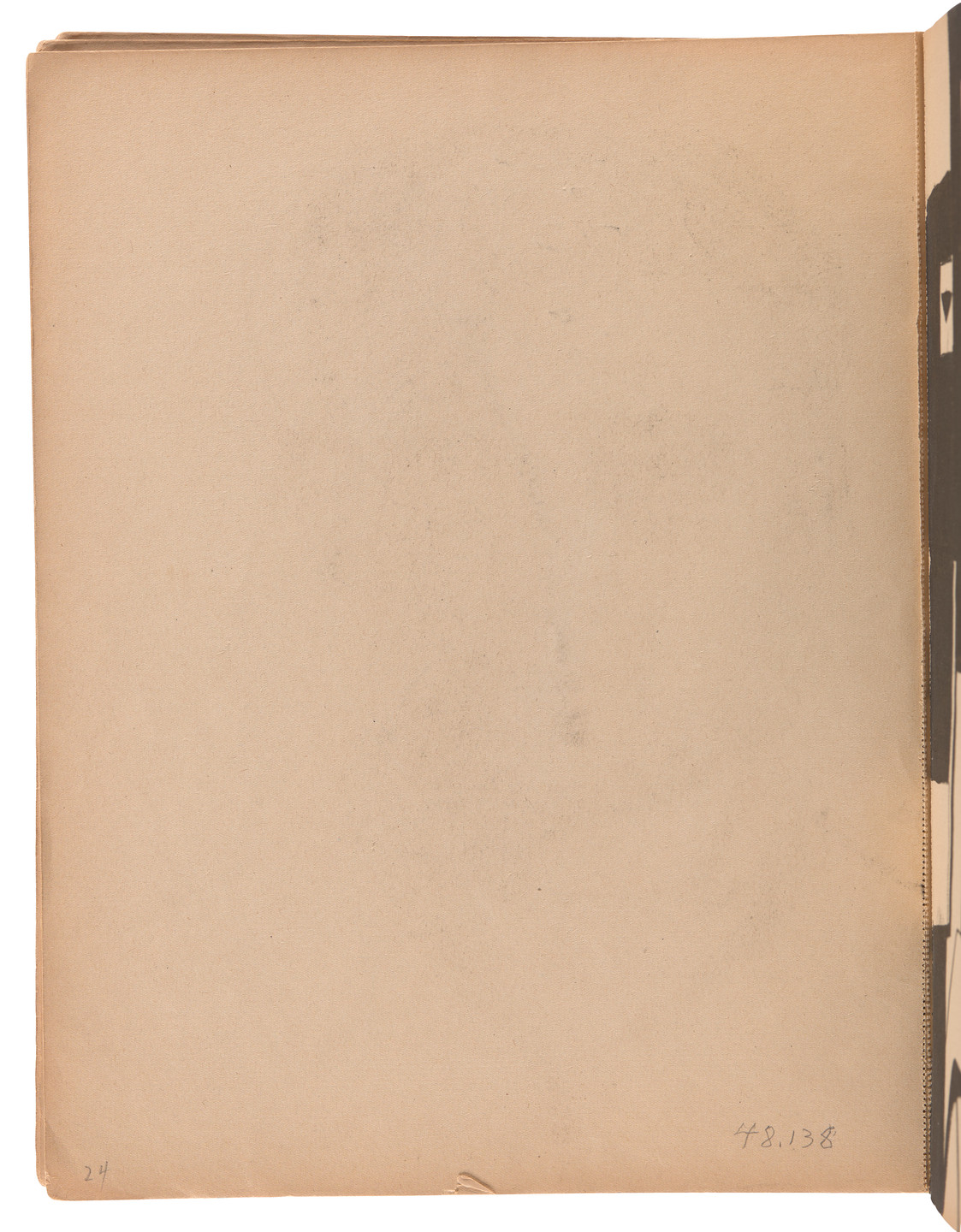 Ellsworth Kelly. Sketchbook #5, Paris. 1948