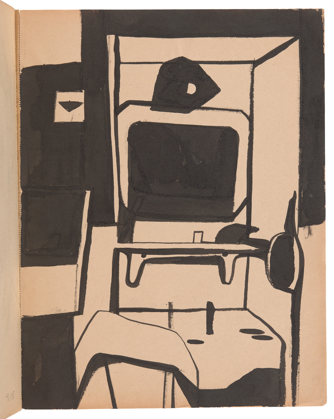 Ellsworth Kelly. Sketchbook #5, Paris. 1948
