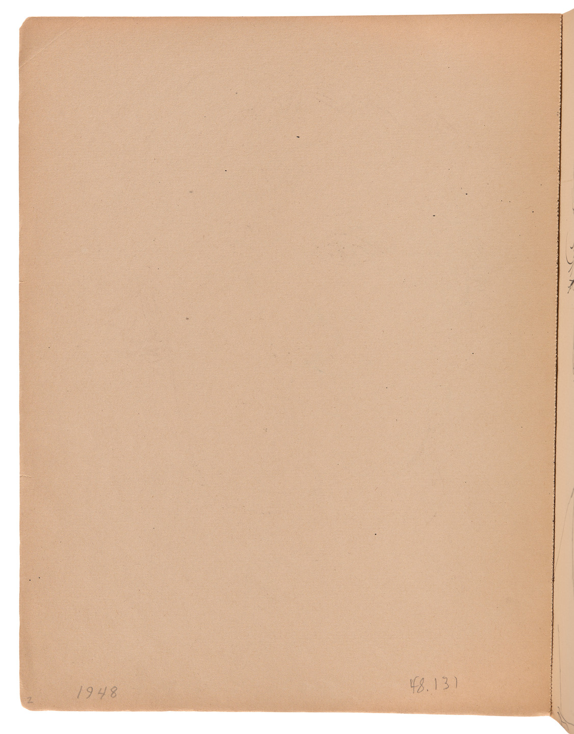 Ellsworth Kelly. Sketchbook #5, Paris. 1948