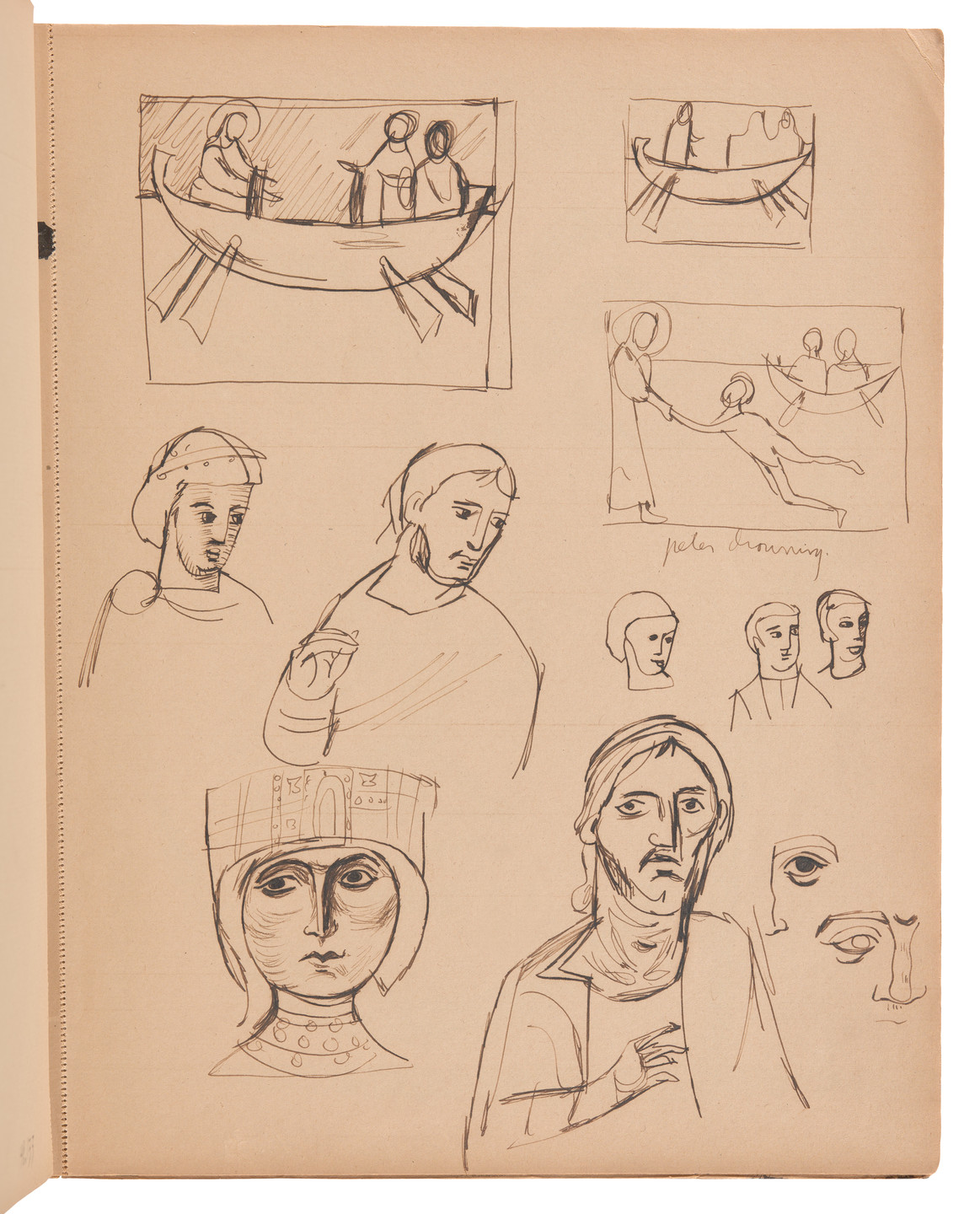 Ellsworth Kelly. Sketchbook #5, Paris. 1948
