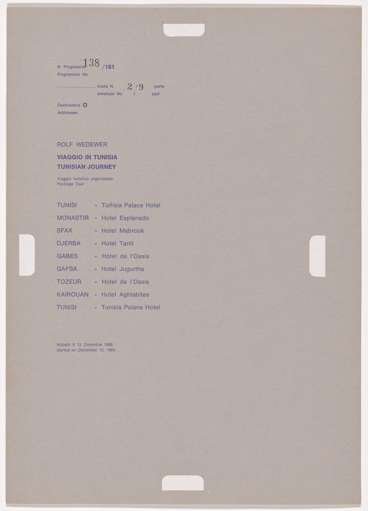 Postal Dossier (Dossier postale)
