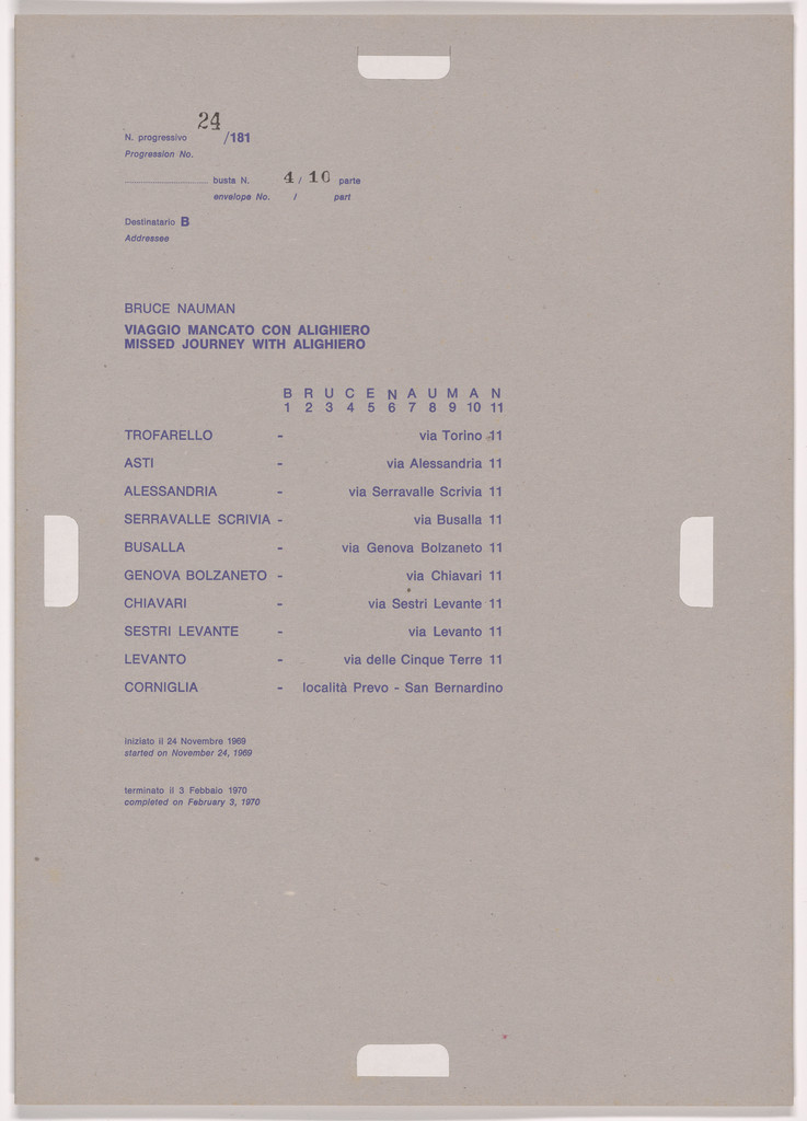 Postal Dossier (Dossier postale)