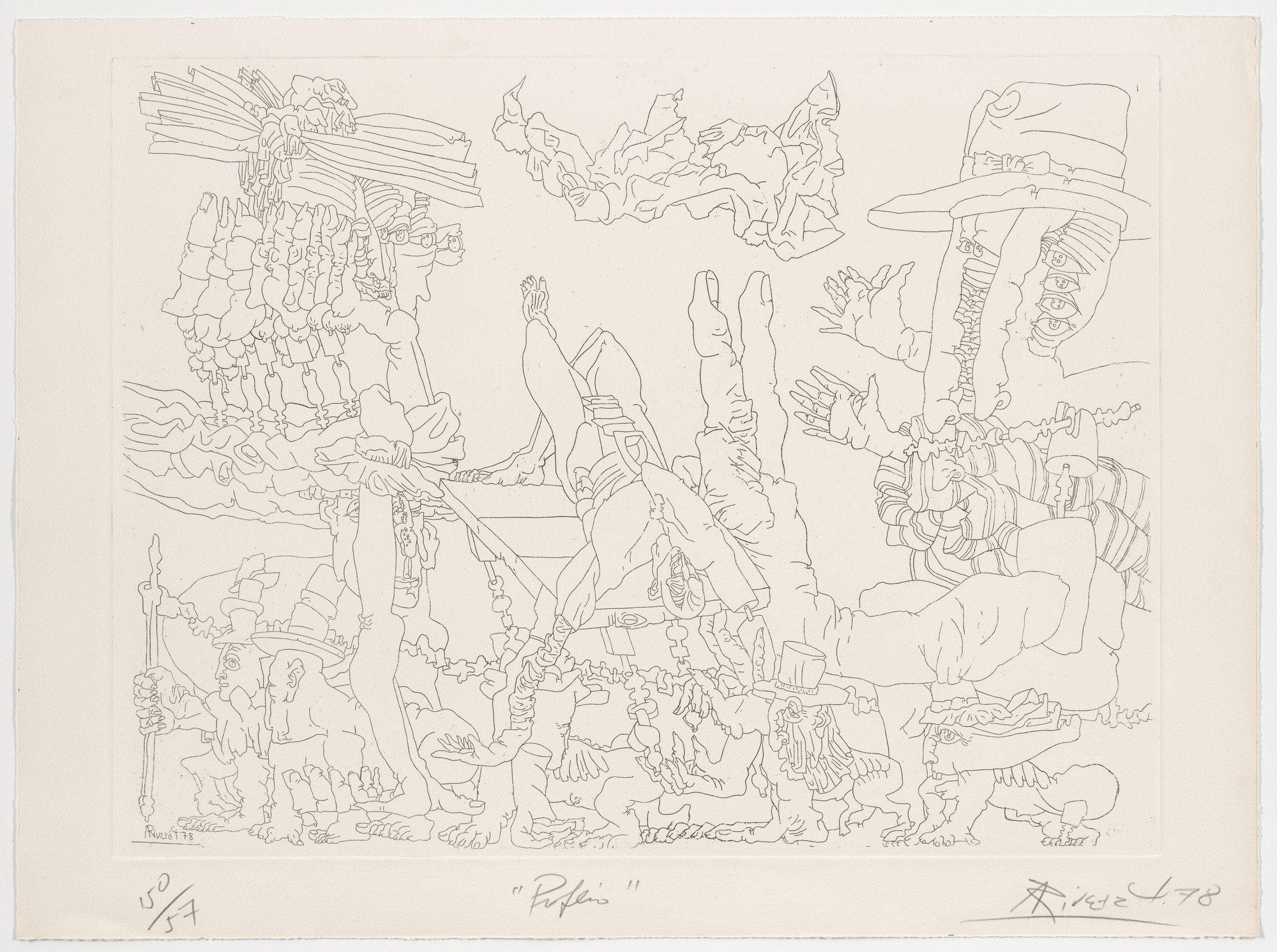 Augusto Rivera. Prophecies (Profecías) from Actualidad Gráfica-Panorama Artistico