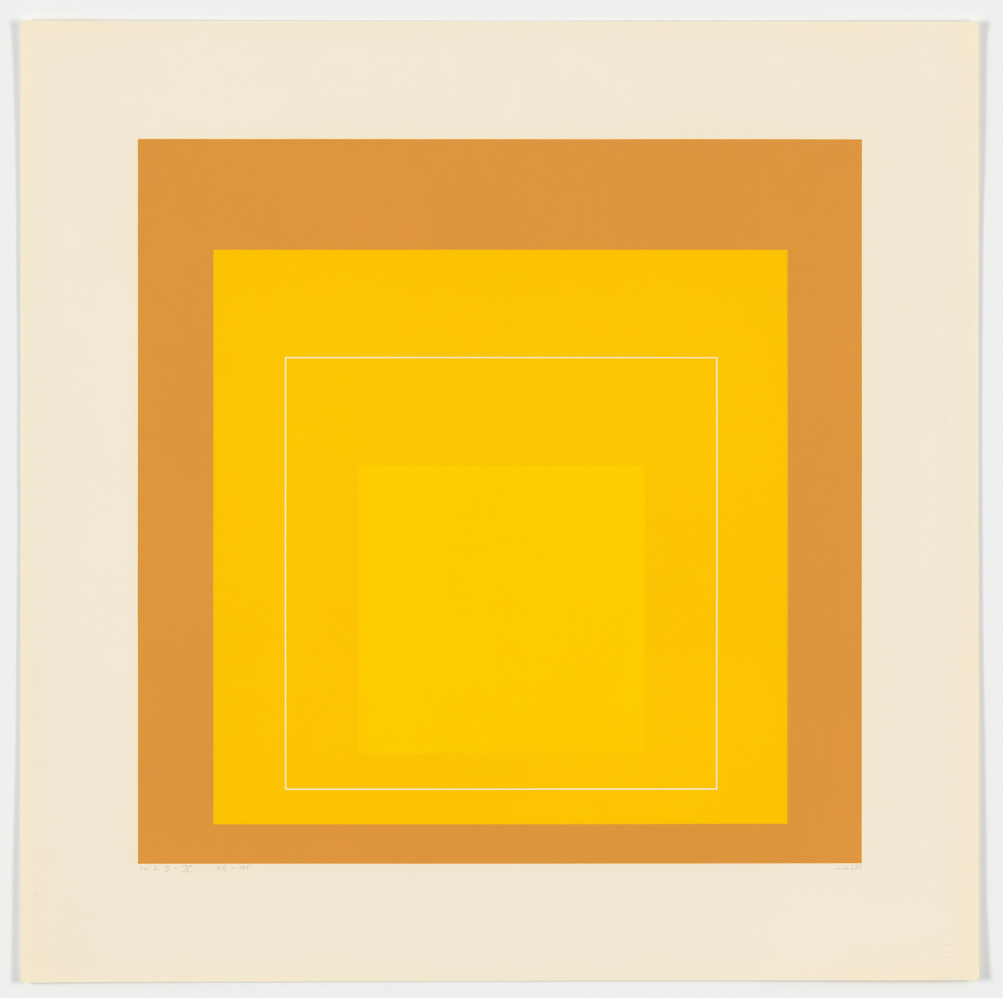 Josef Albers. WLS X from White Line Squares (Series II)