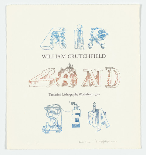 Air Land Sea Alphabet (Title page) from Air Land Sea