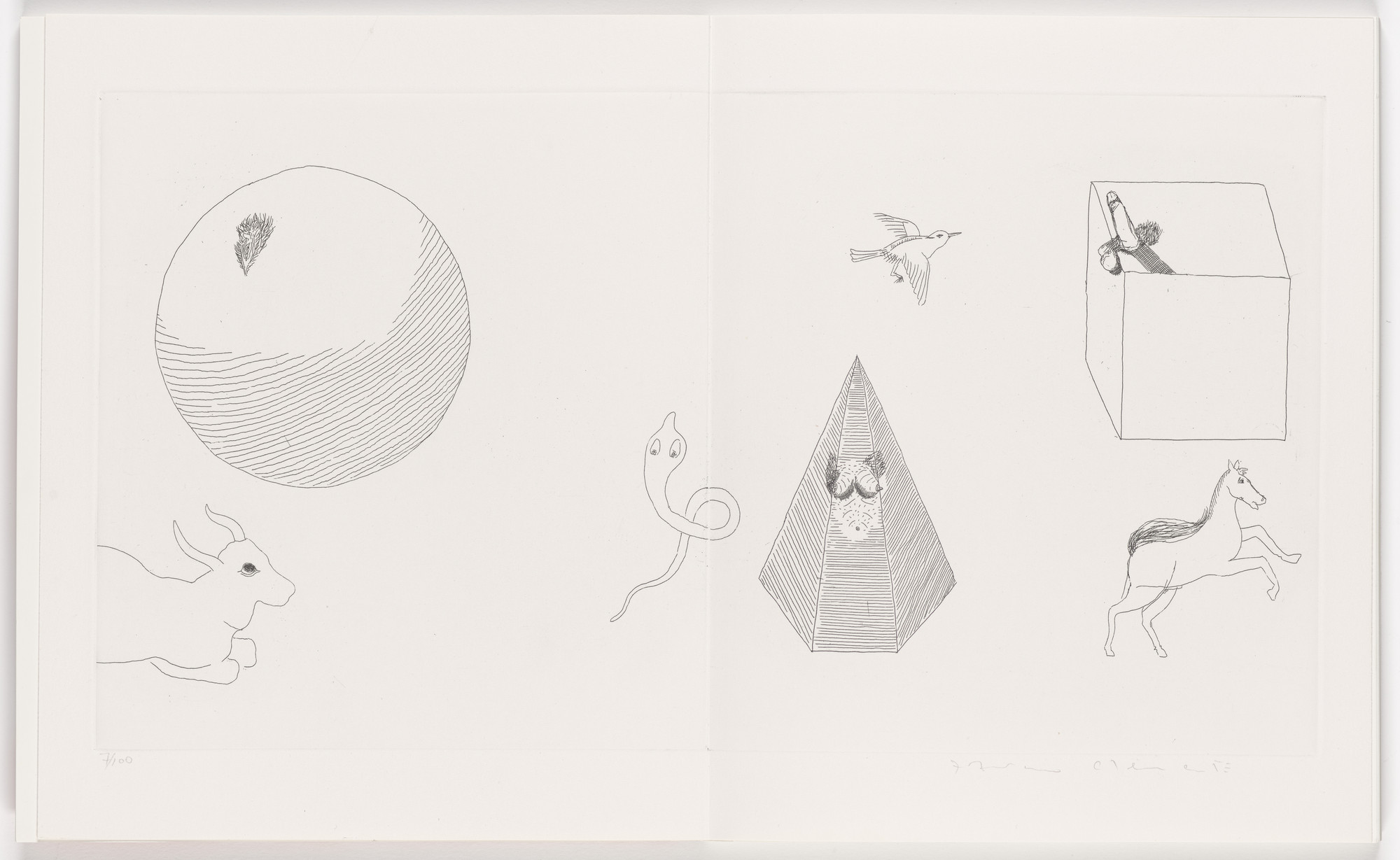 Francesco Clemente. Reconciliation (for Parkett no. 9)