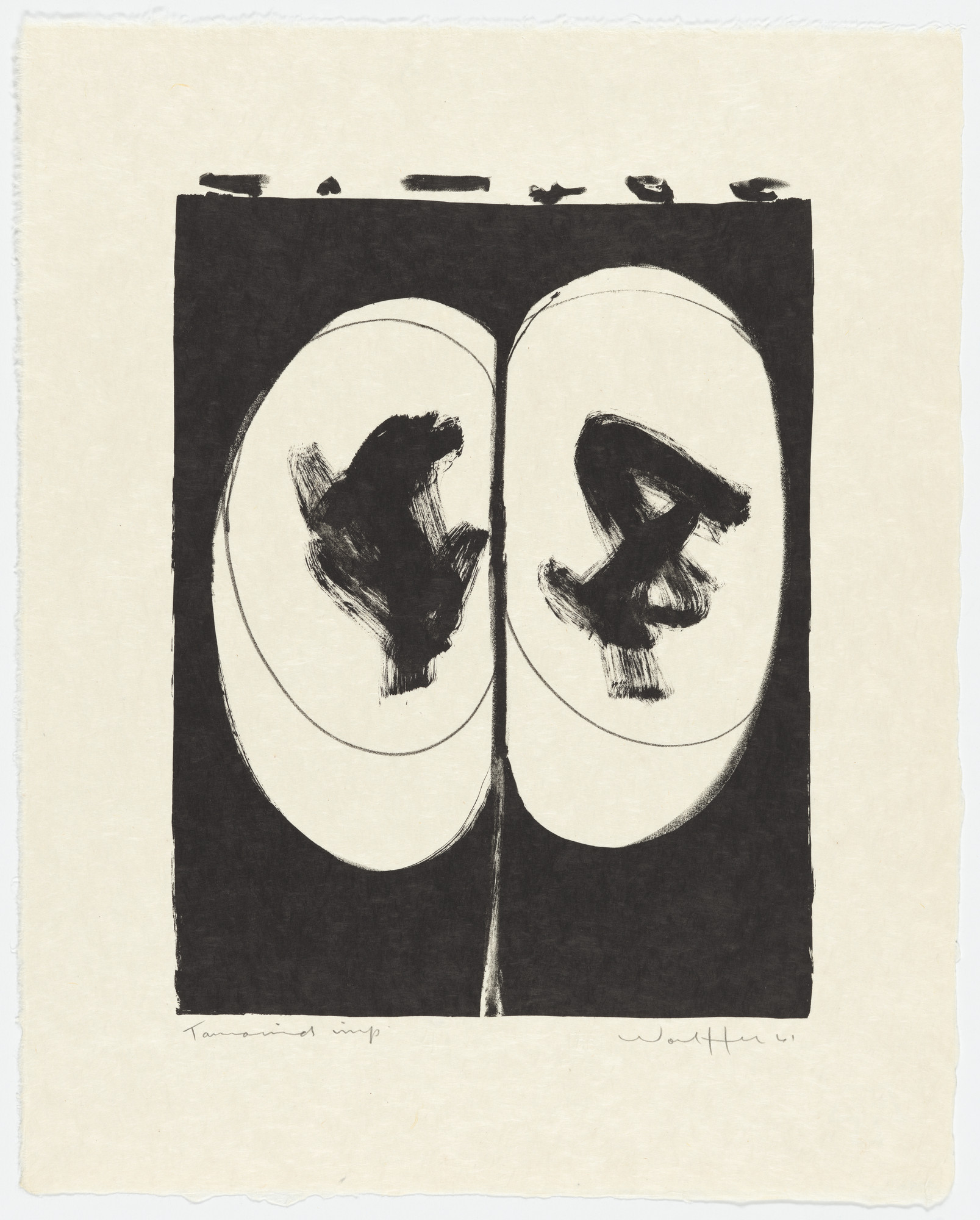 Emerson Woelffer. Untitled