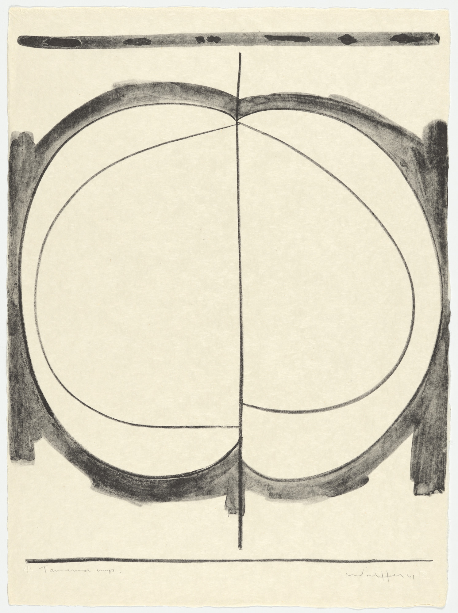 Emerson Woelffer. Untitled