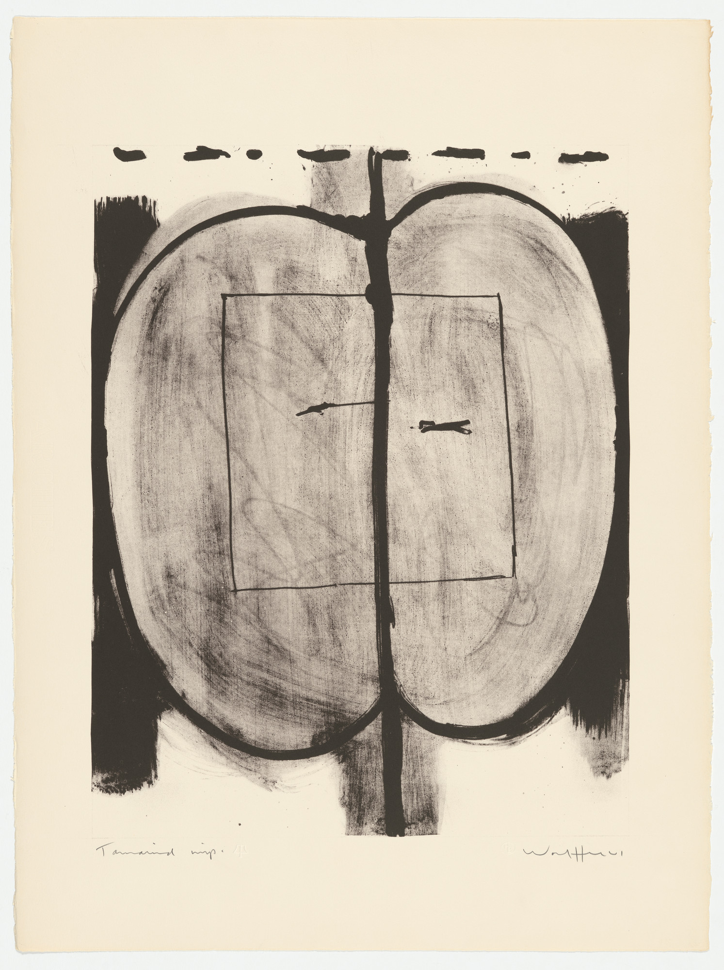 Emerson Woelffer. Untitled