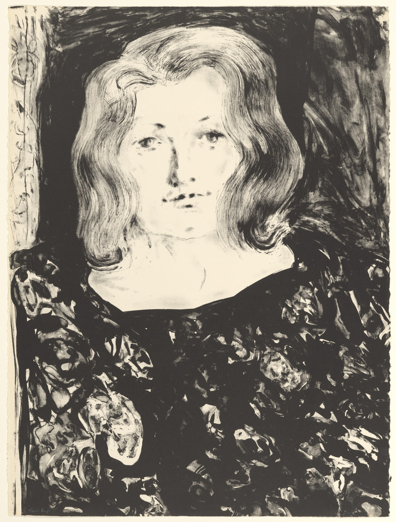 Woman in a Flowered Blouse