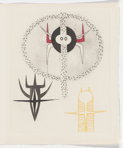 Night (Nuit) (plate, page 19) from Feuilles éparses