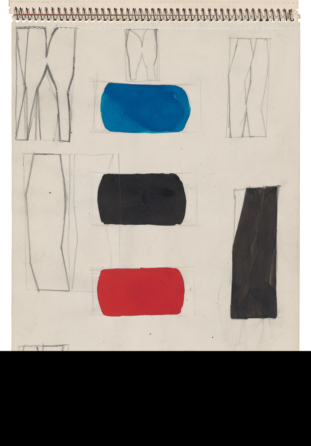 Ellsworth Kelly. Sketchbook #22, Amsterdam &amp; Holland. 1953-54