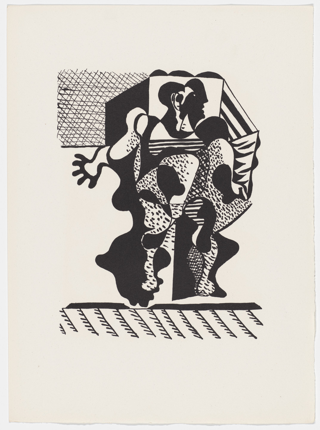 Pablo Picasso. Hélène Chez Archimède. (Reproduced drawings