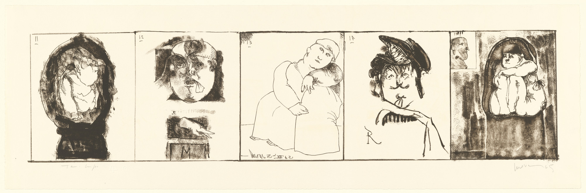 José Luis Cuevas. Cast of Characters
