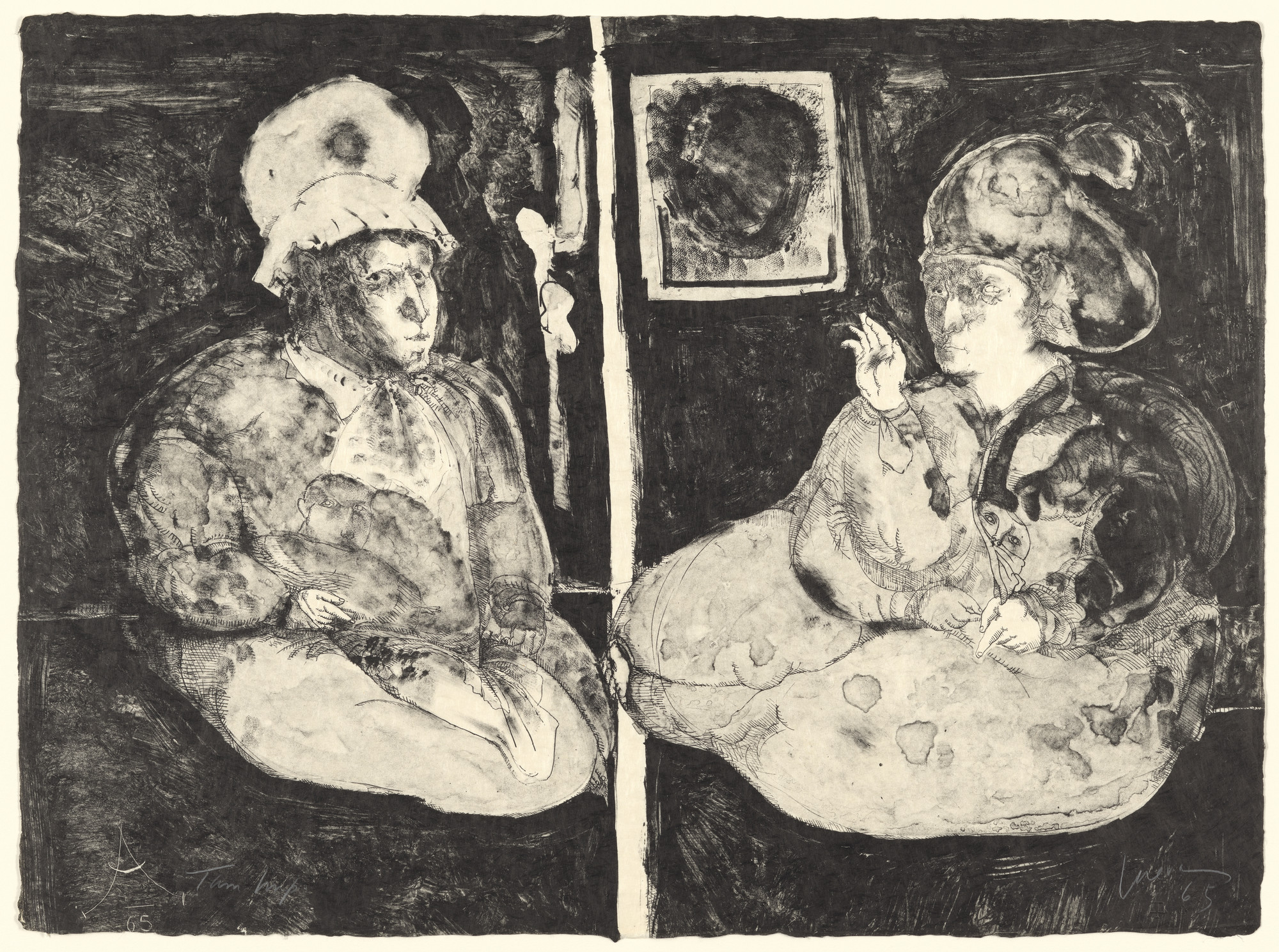José Luis Cuevas. The Marriage of Arnolfini