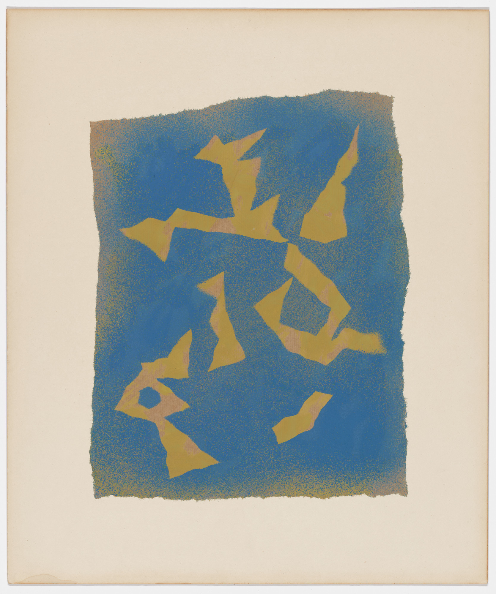 Jean (Hans) Arp. Figures de hazard sur papier dechiré