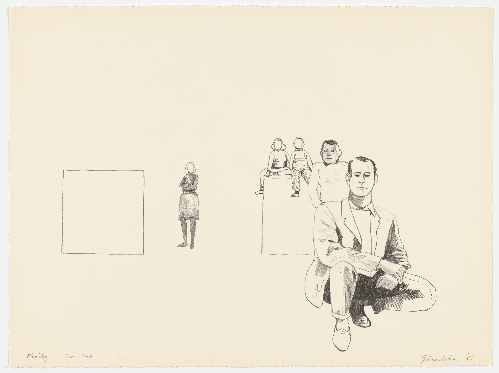 James Strombotne. Family