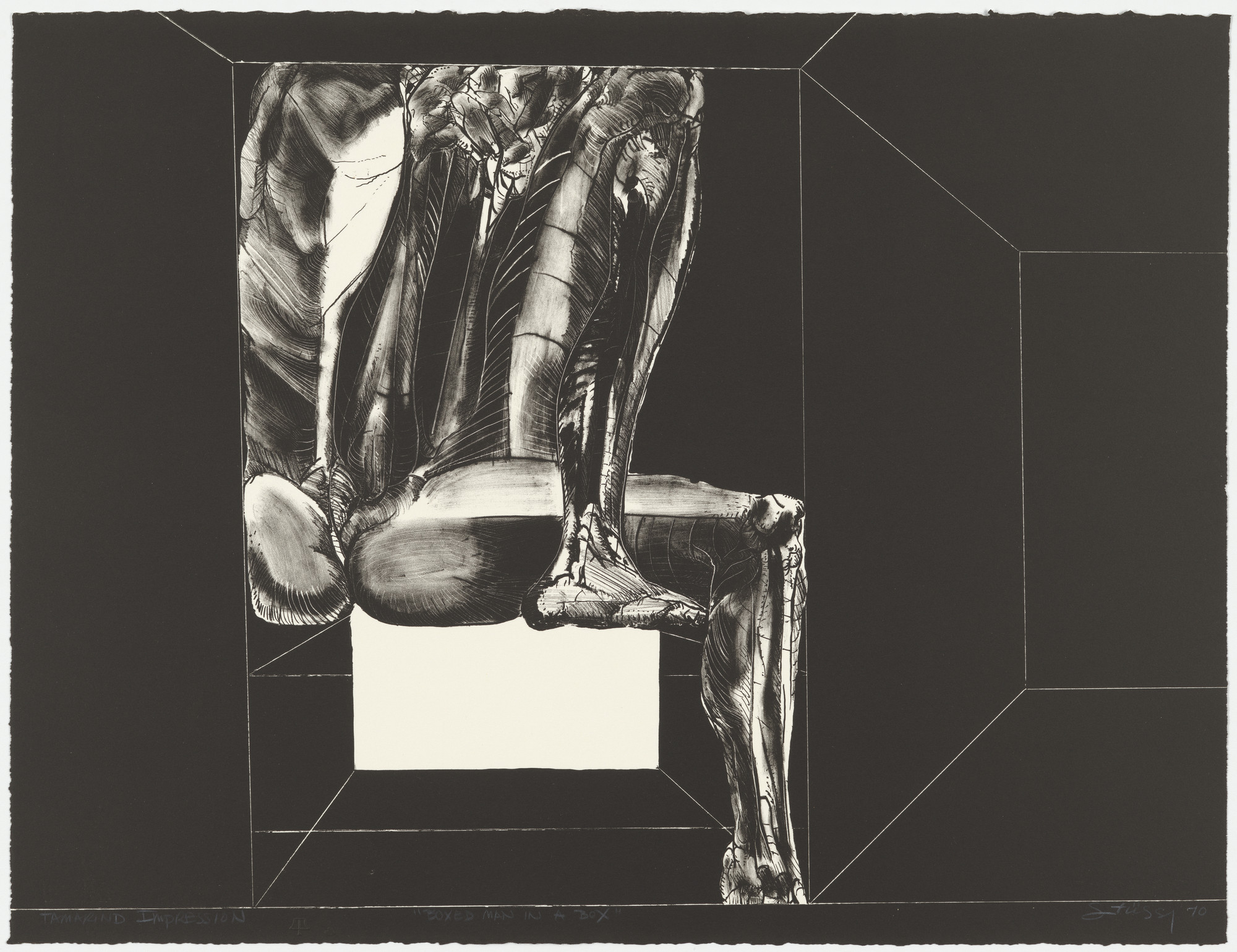Jan Stussy. Boxed Man in a Box. 1970 | MoMA