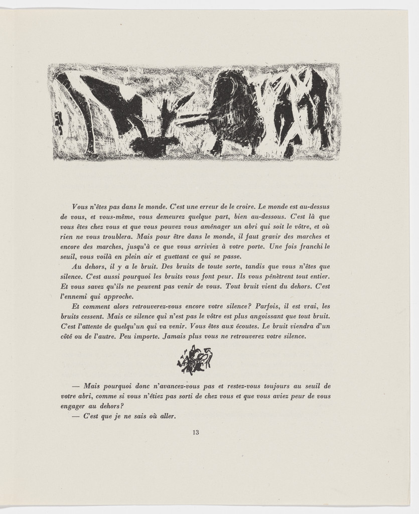 Headpiece (page 13) from Description of a Struggle (Description d'un combat)