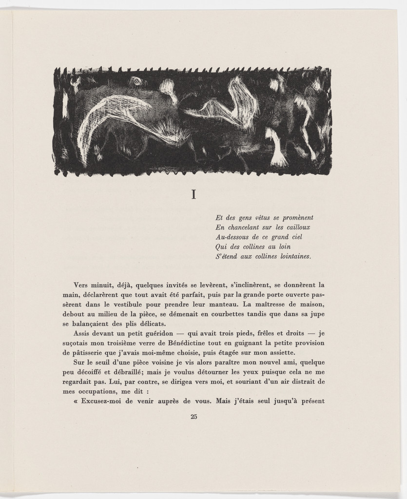 Headpiece (page 25) from Description of a Struggle (Description d'un combat)