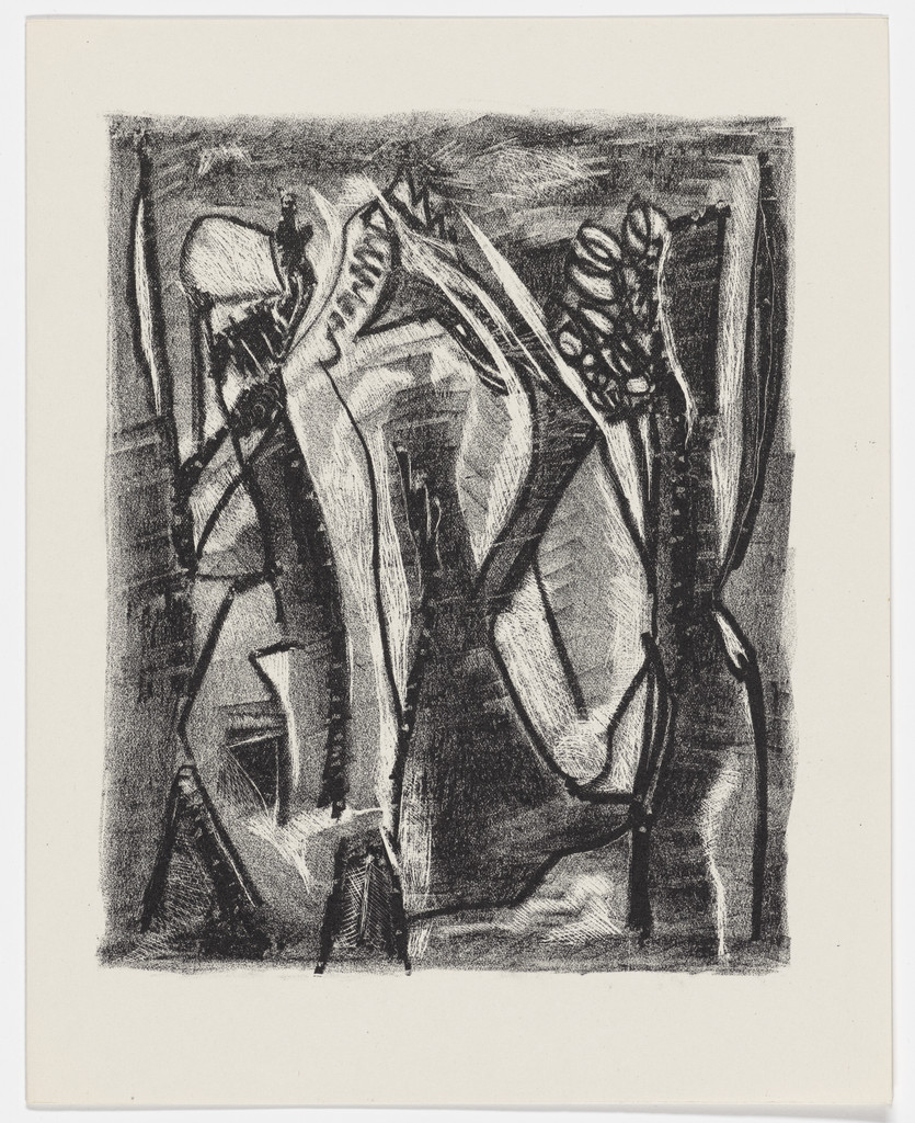 Plate (page 43) from Description of a Struggle (Description d'un combat)