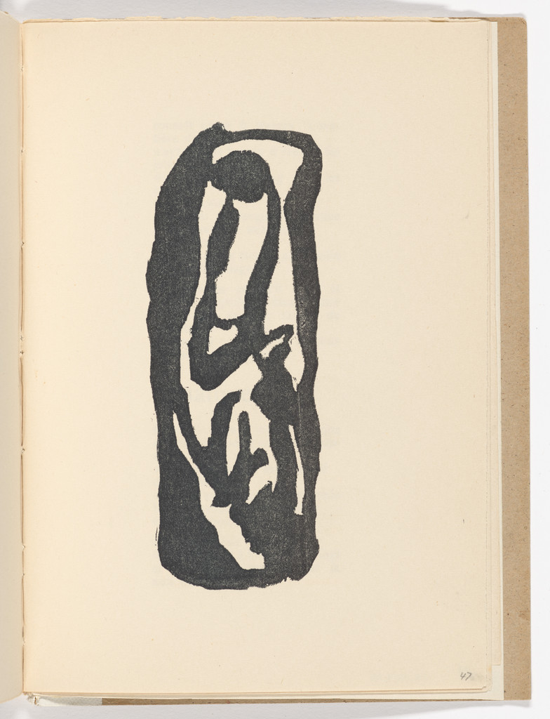 Plate (folio 24) from Twenty-five Poems (Vingt-cinq poèmes)