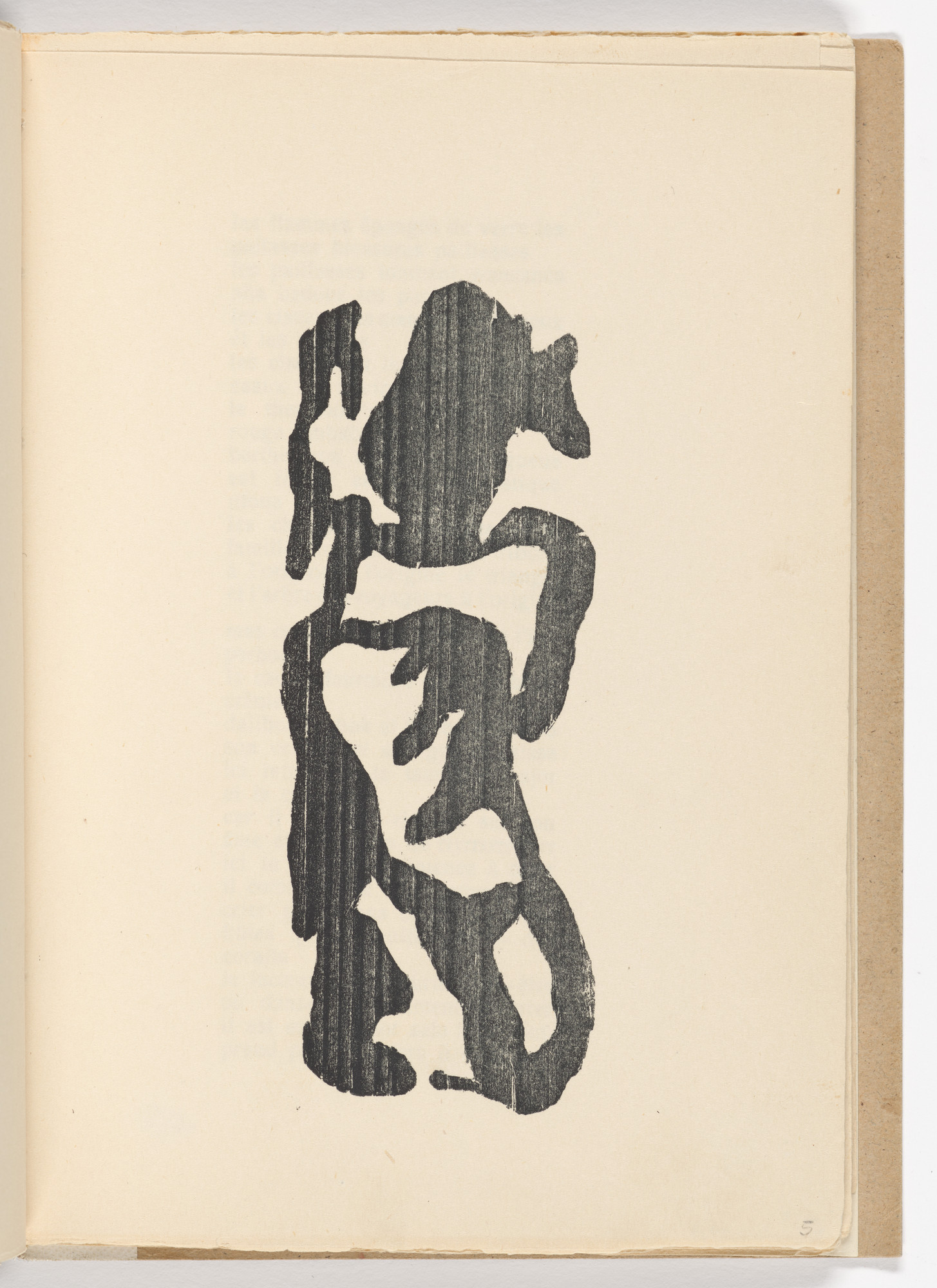 Jean (Hans) Arp. Plate (folio 3) from Twenty-five Poems ( Vingt-cinq poèmes )