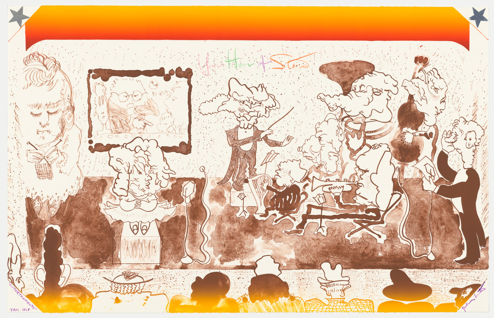 John Hunter. Your Hour of Stars / Entertainments. 1969 | MoMA