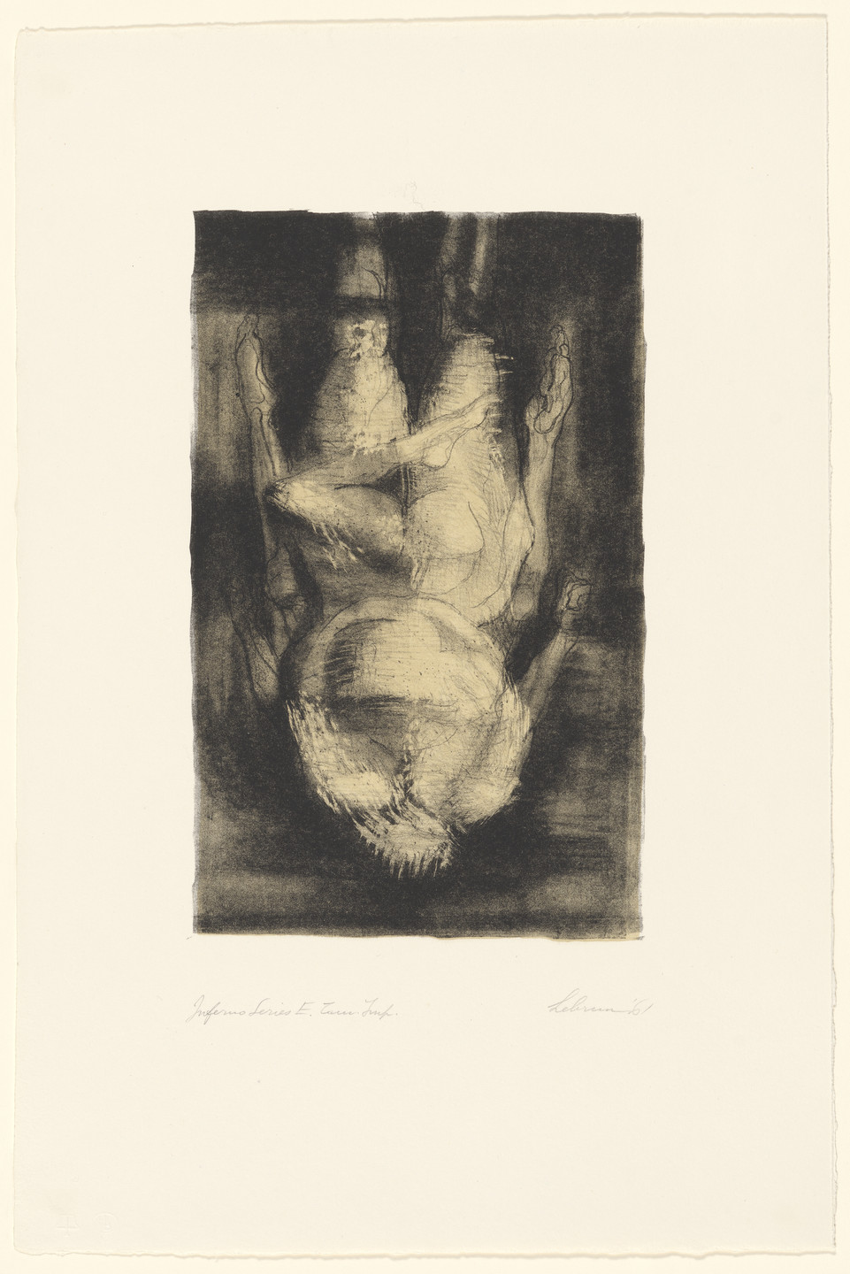 Rico Lebrun. Inferno Series - E. 1961