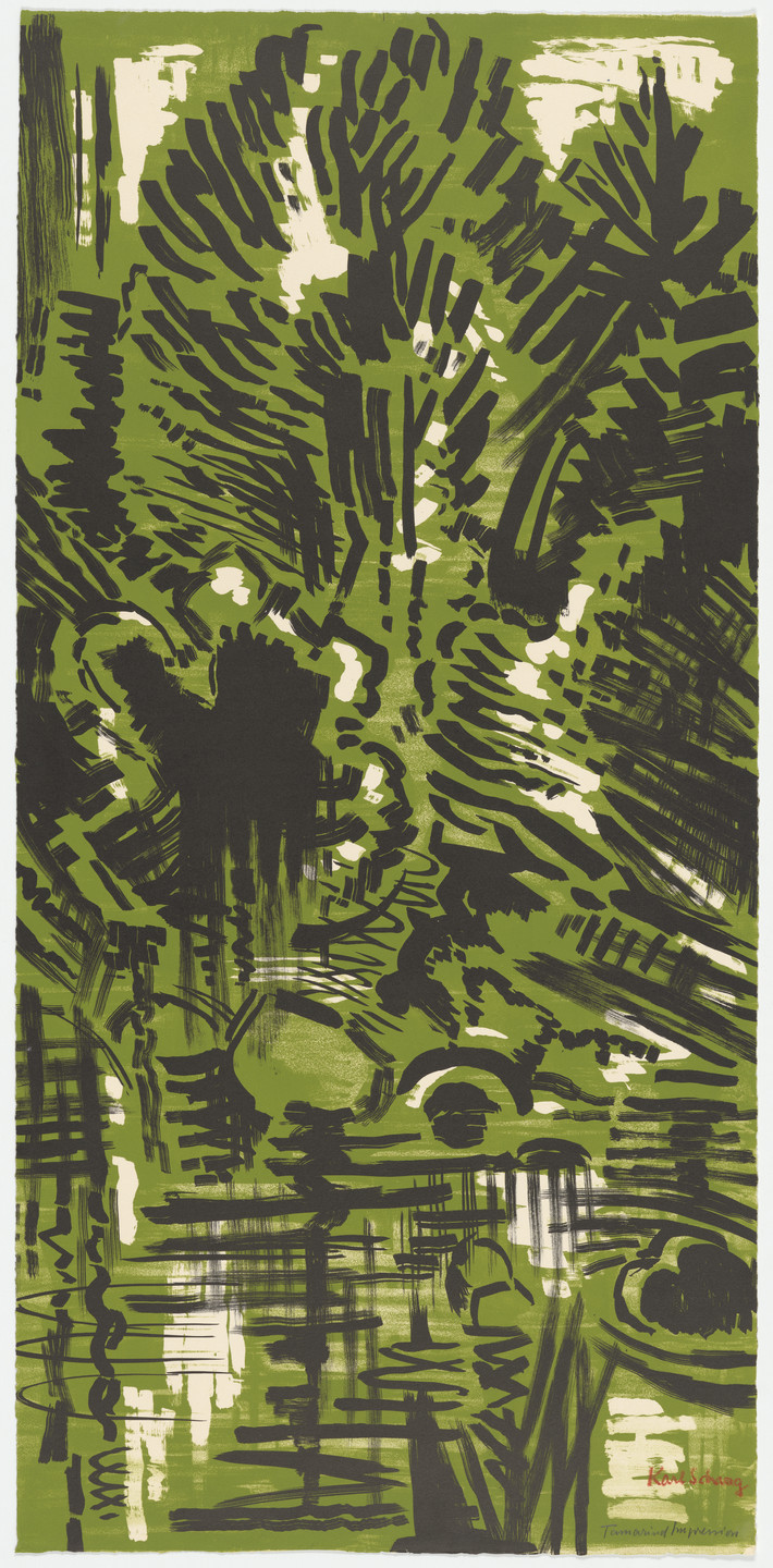 Karl Schrag. Pond in a Forest. 1962