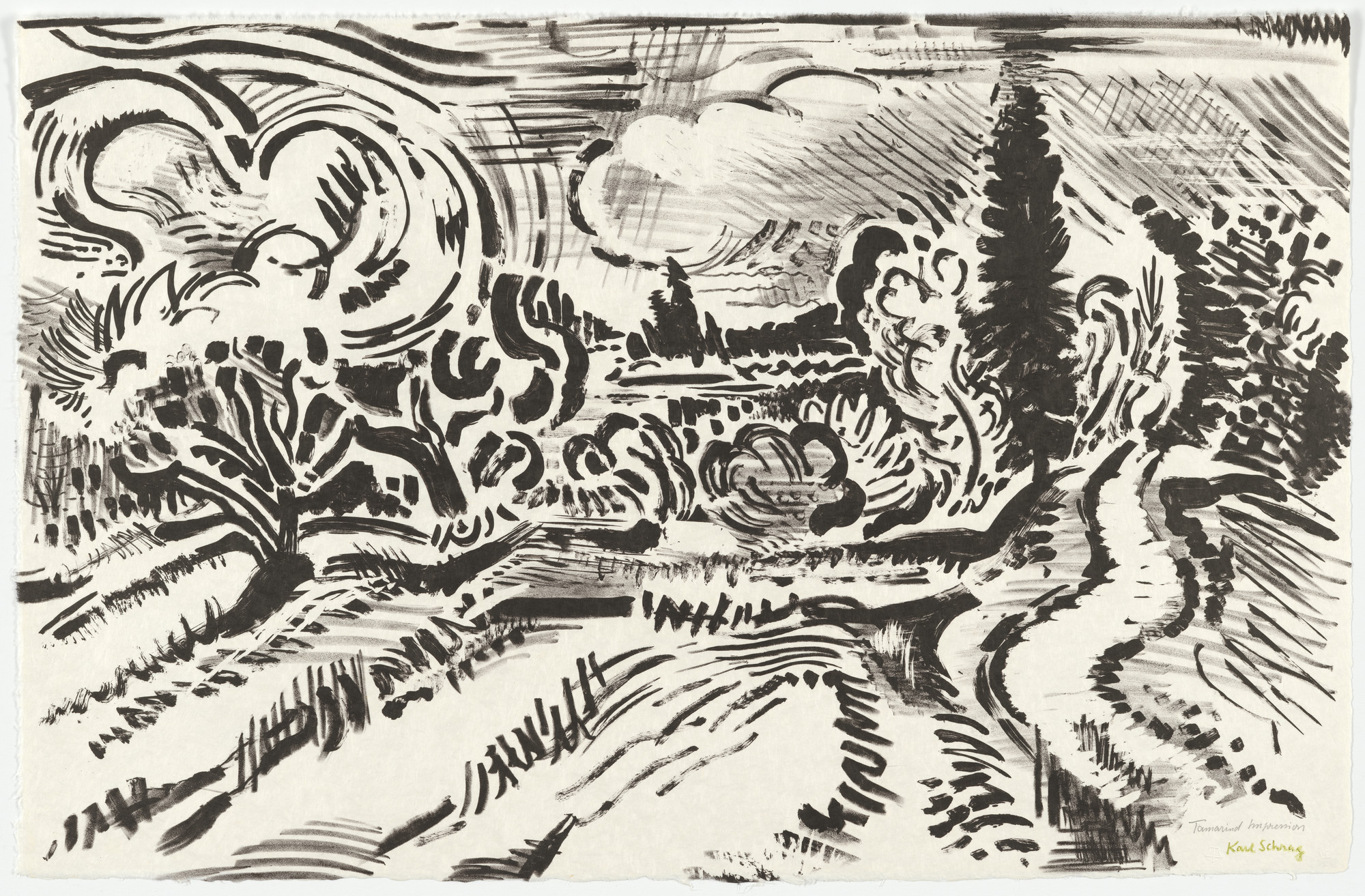 Karl Schrag. Road to the Shore