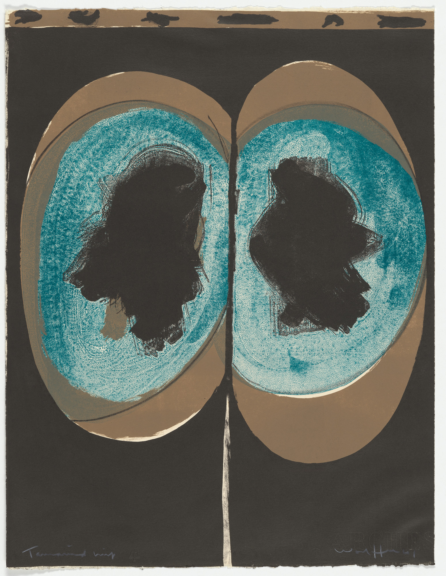 Emerson Woelffer. Untitled