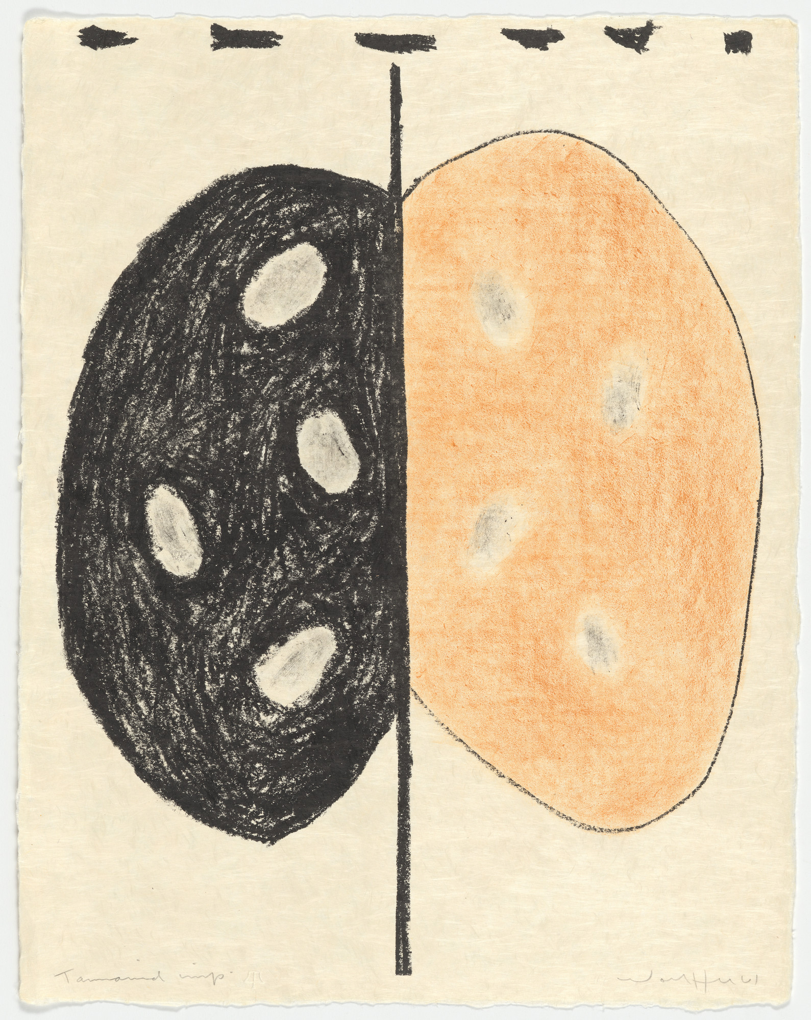 Emerson Woelffer. Untitled