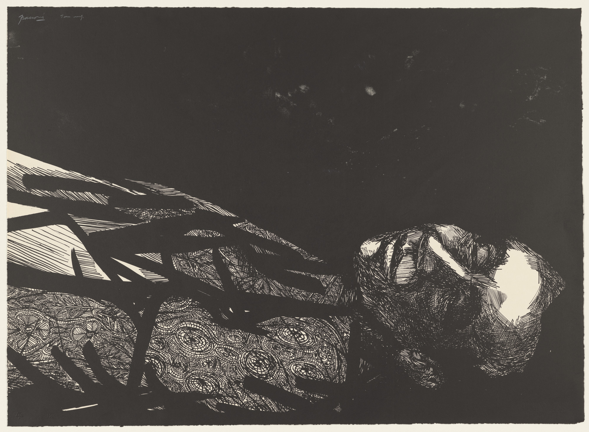 Antonio Frasconi. Death of a Poet II