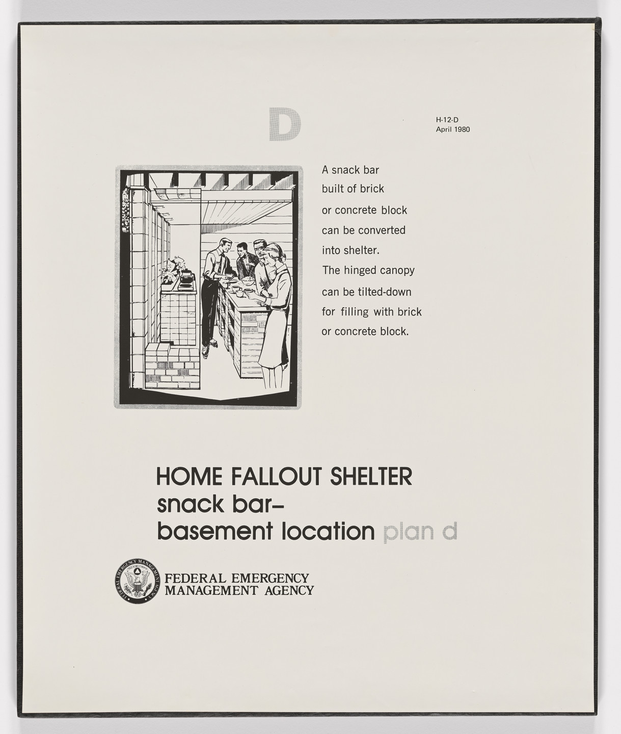 Michael Smith. Government Approved Home Fallout Shelter Snack Bar. 1983/2023