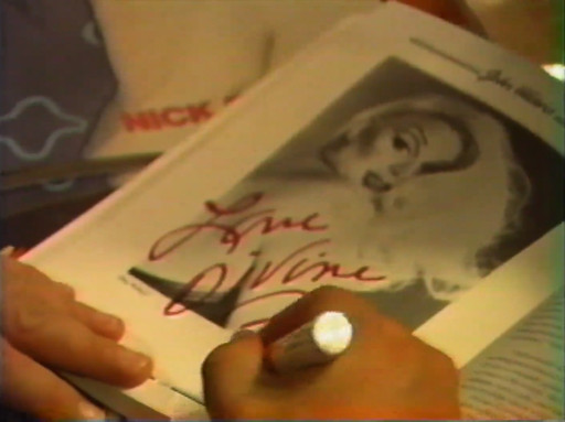 Courtney Harmel. The Mega-Star book signing at Fiorucci