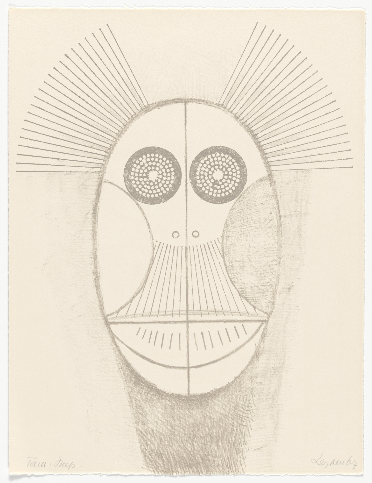 Ernst Van Leyden. Emaciated Owl II