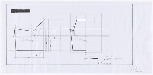 Paulistano Chair Technical Drawing