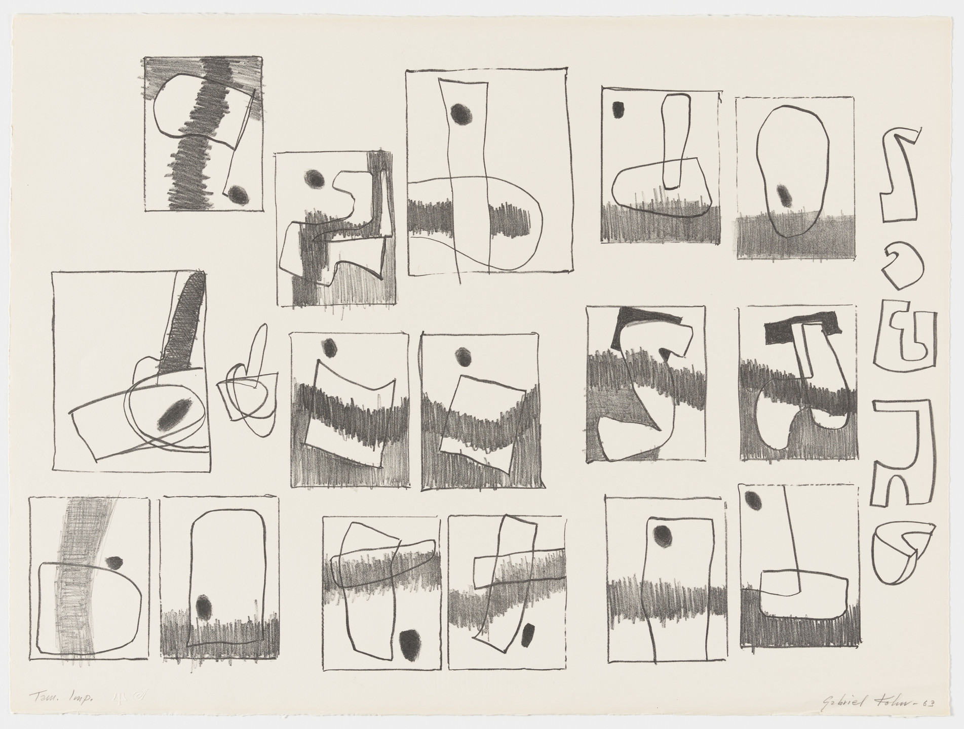 Gabriel Kohn. Untitled. 1963