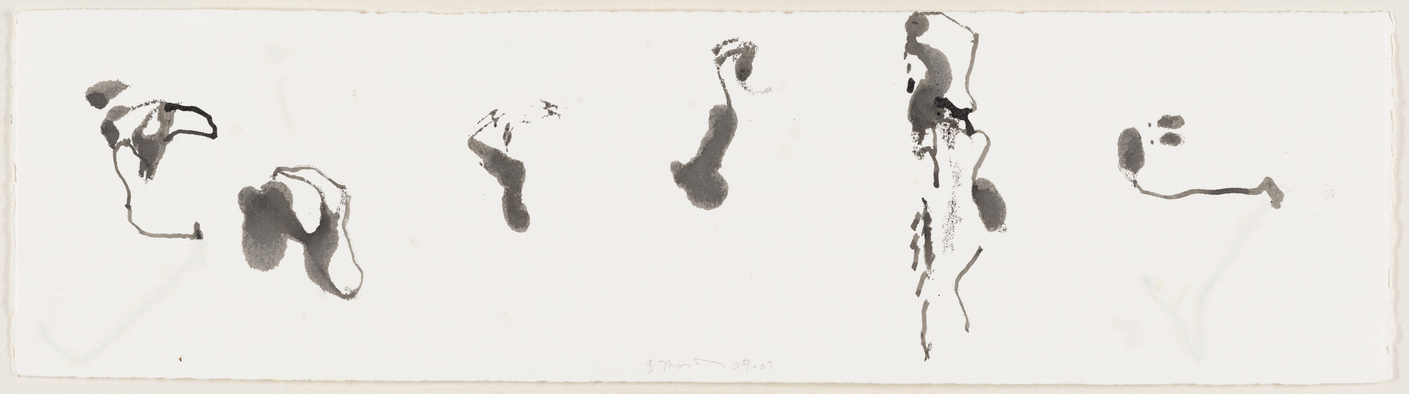 Brice Marden. Nevisian Story 5, 6, and 7. 2004-07