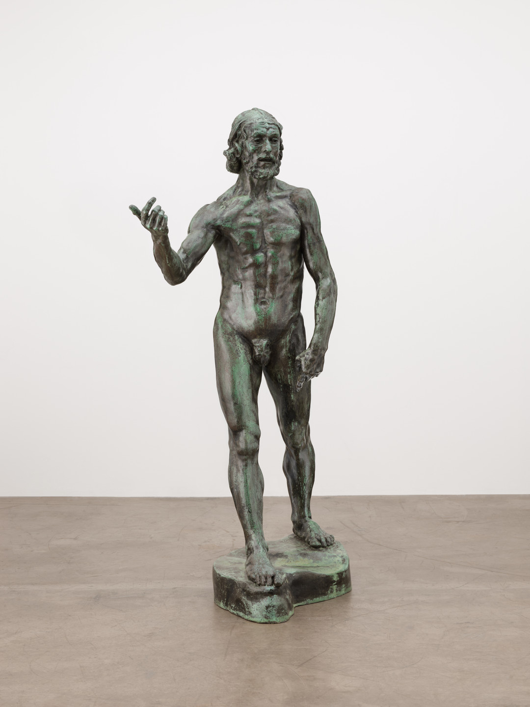 Auguste Rodin. St. John the Baptist Preaching. 1878-80 (cast 1921)