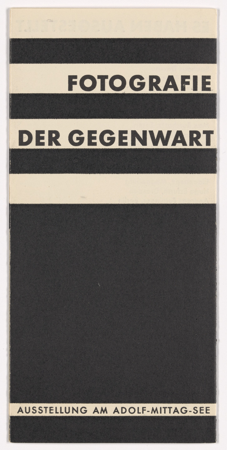 Walter Dexel. Fotografie der Gegenwart. 1929