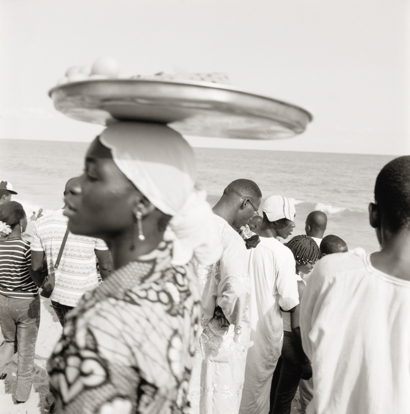 Akinbode Akinbiyi. Bar Beach, Victoria Island, Lagos from the series Sea Never Dry. 2006