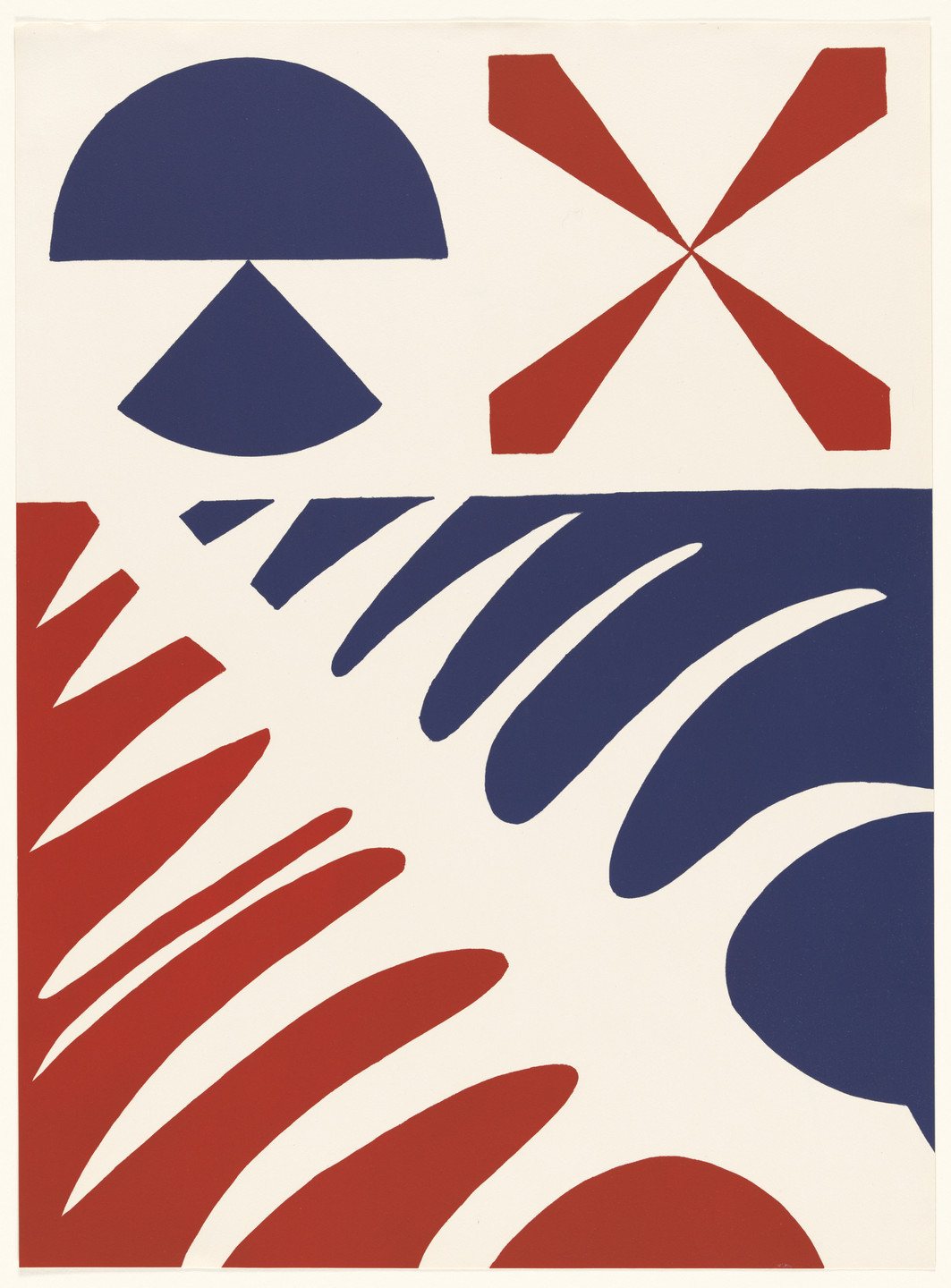 George Sugarman. Red, White and Blue. 1965