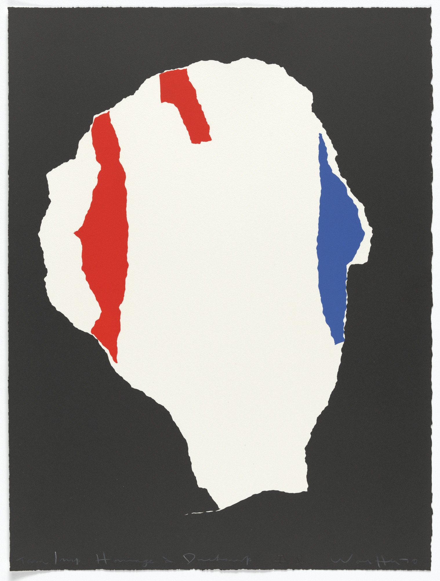 Emerson Woelffer. Homage to Duchamp (Homage à Duchamp)